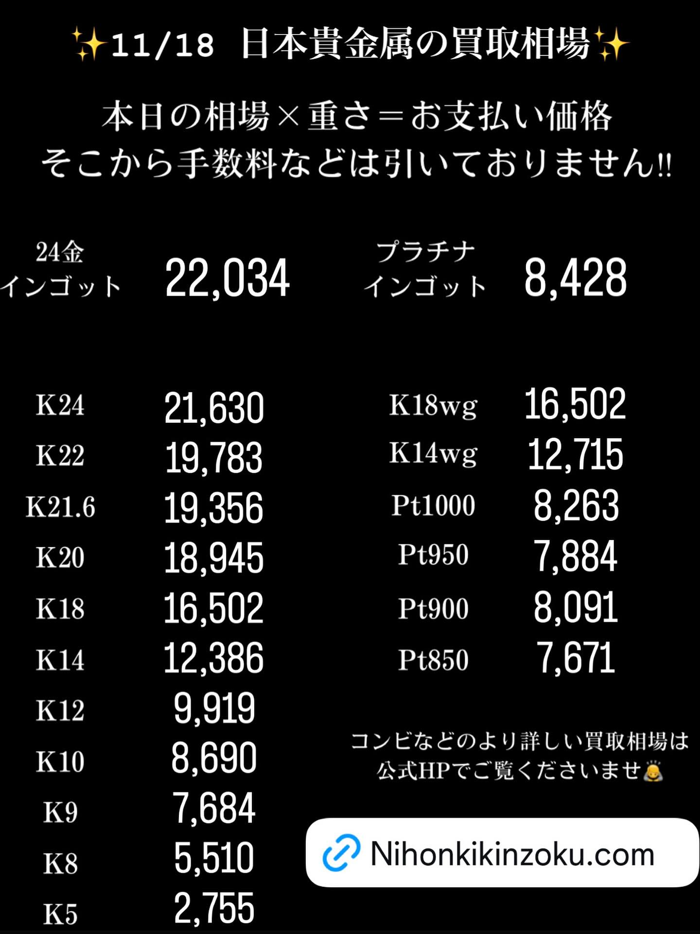 ✨日本貴金属✨買取相場✨ | 【公式】株式会社 日本貴金属｜御徒町貴金属買取店